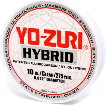 Леска монофильная YO-ZURI HYBRID 275Yd 10Lbs 252M (0.308mm)