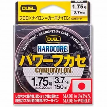 Леска YO-ZURI DUEL HARDCORE CARBONYLON 150m MilkyPink #3.0 (0.285mm) 6.0kg