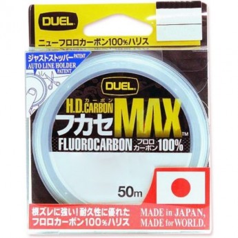 Леска YO-ZURI DUEL HARDCORE POWERLEADER FC 50м 12lb 0.285мм 6кг
