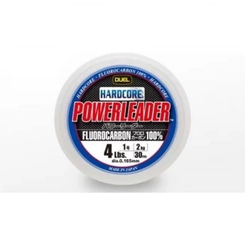 Леска YO-ZURI DUEL HARDCORE POWERLEADER FC FLUOROCARBON100% 50m 60Lbs/28Kg (0.660mm)