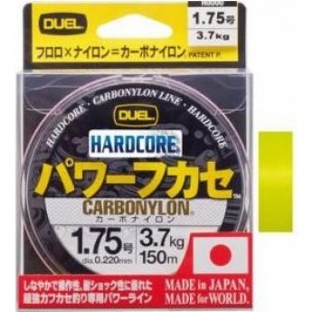 Леска YO-ZURI HARDCORE CARBONYLON 150м 3.0-0.285мм 6.0кг