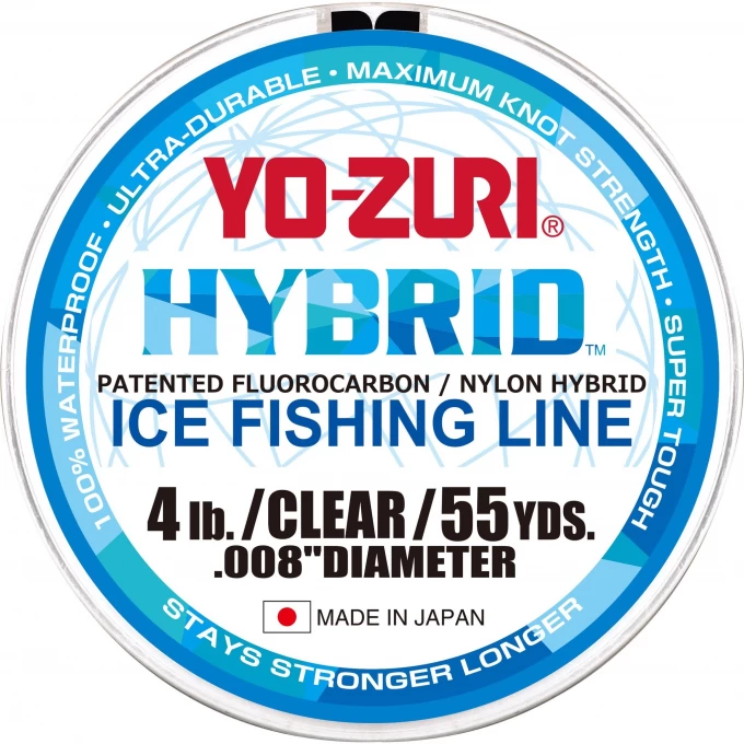 Леска YO-ZURI HYBRID ICE 55YD 2Lbs (0.152mm) R1404-CL Леска YO-ZURI HYBRID ICE 55YD 2Lbs (0.152mm) R1404-CL