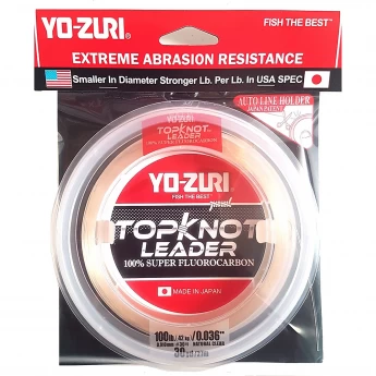 Леска YO-ZURI TOPKNOT LEADER FLUOROCARBON 100%30YDS 10Lbs (0.260mm)