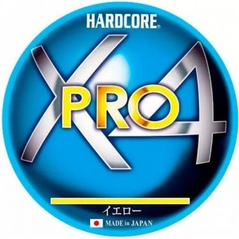 Плетеный шнур YO-ZURI DUEL PE HARDCORE X4 PRO 150m Orange #0.6 5.4Kg (0.13mm)