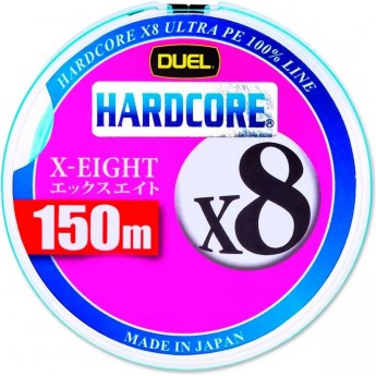 Плетеный шнур YO-ZURI DUEL PE HARDCORE X8 150m MilkyBlue #0.6 (0.132mm) 5.8kg