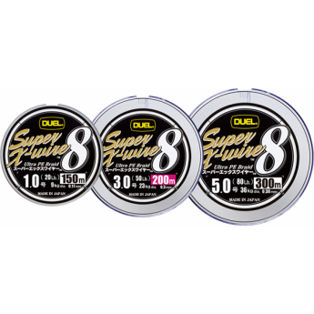 Плетеный шнур YO-ZURI DUEL PE SUPER X-WIRE 8 200m #0.8 5COLOR 7.0Kg (0.15mm)
