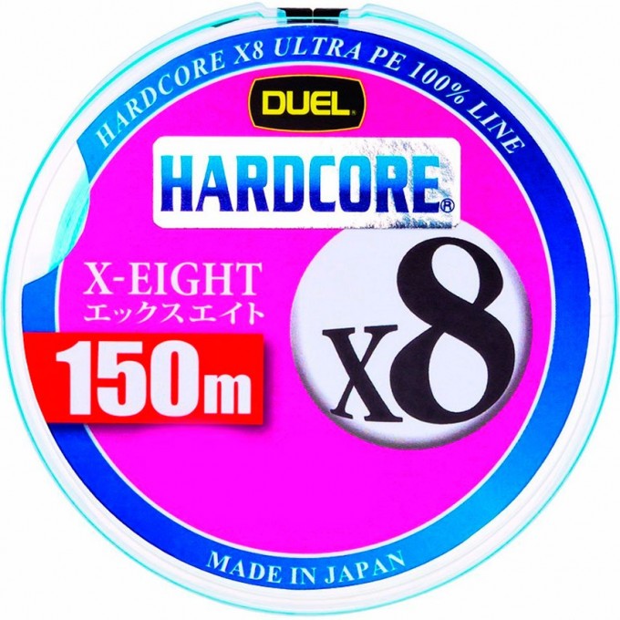 Шнур YO-ZURI PE HARDCORE X8 EGING 1.0/0.171мм 9.0кг 150м MILKY ORANGE H3301-MO Шнур YO-ZURI PE HARDCORE X8 EGING 1.0/0.171мм 9.0кг 150м MILKY ORANGE H3301-MO