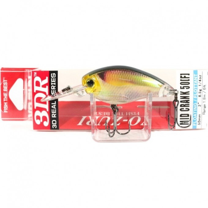 Воблер YO-ZURI 3DR MID CRANK 50F R1317 RGSN R1317-RGSN Воблер YO-ZURI 3DR MID CRANK 50F R1317 RGSN R1317-RGSN