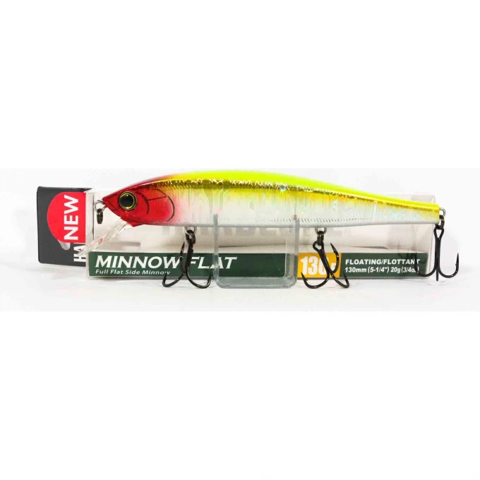 Воблер YO-ZURI DUEL HARDCORE MINNOW FLAT 130F 130mm R1380 HCR R1380-HCR